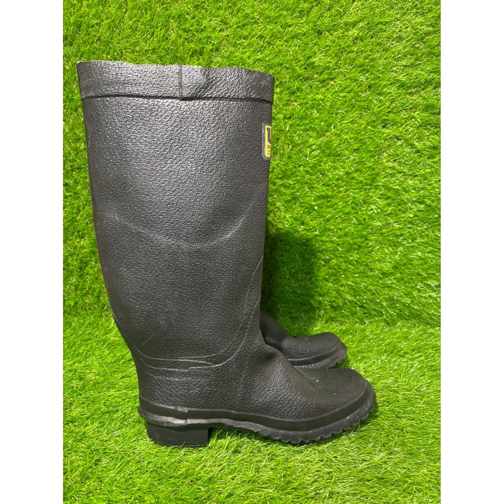 Vintage US‎ Royal Tempered Rubber Mens Tall Black Rain Work Boots Made in USA 7 - Picture 3 of 9